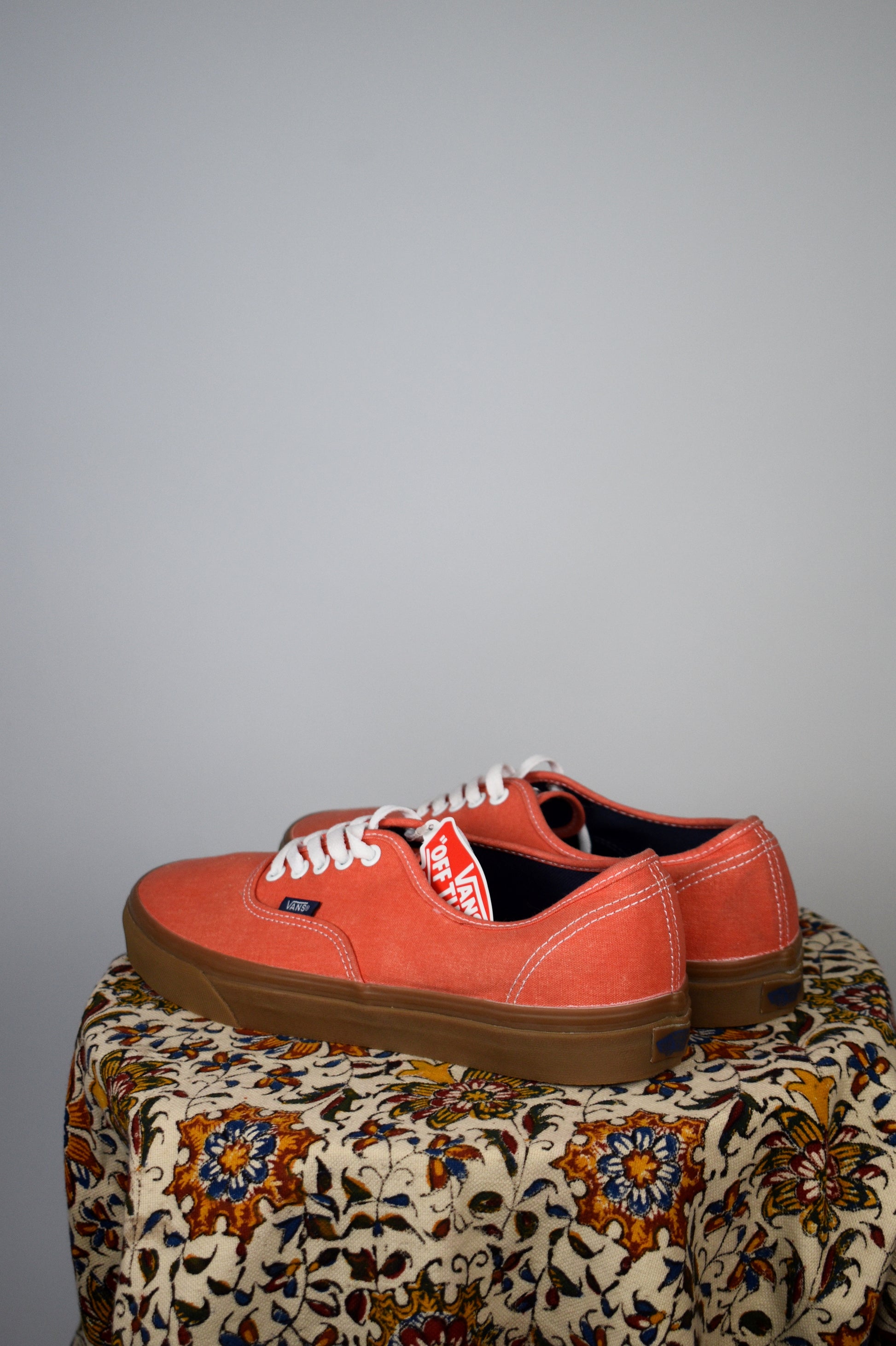 Orange vans gum sole Clearance